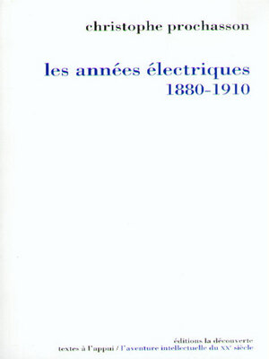 cover image of Les années électriques (1880-1910)